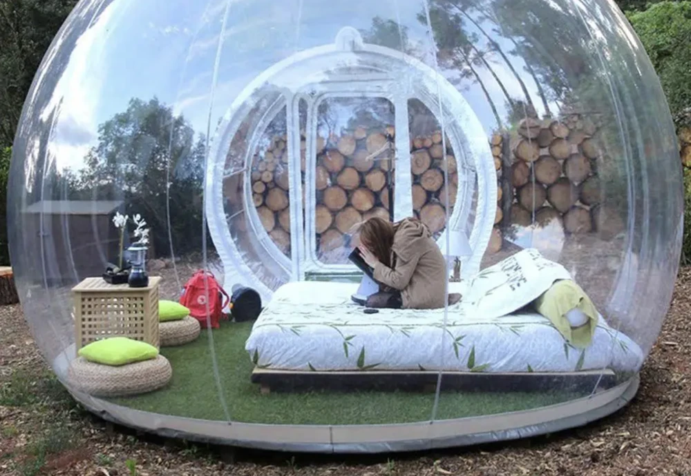 bubble tent glamping hotel