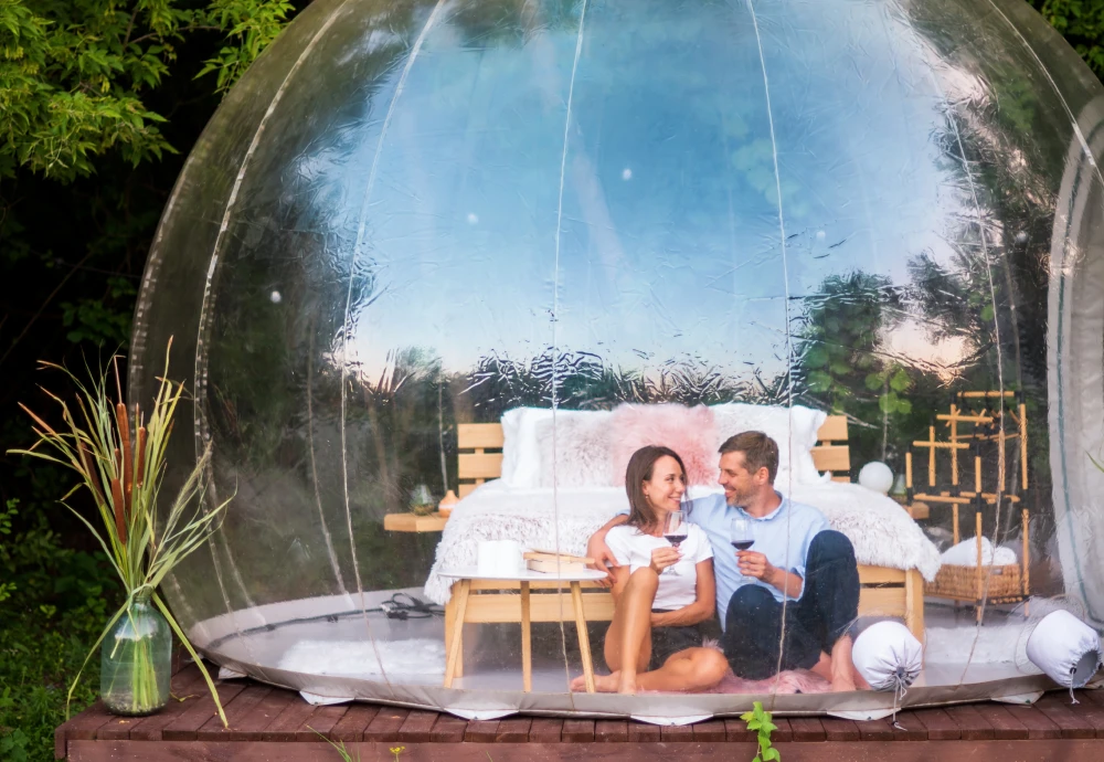 bubble tents for outdoor dining